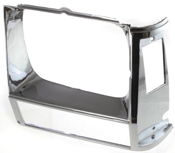 Headlight Door for Jeep Cherokee 1984-1990, Left (Driver), Chrome, Replacement