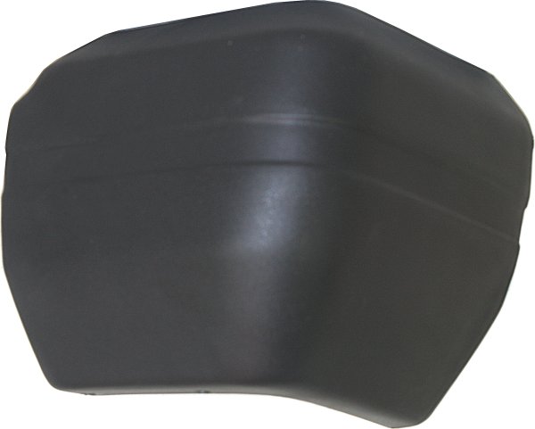 Rear Bumper End for Jeep Wagoneer (1984-1990), Cherokee (1984-1996), Left (Driver) Side, Textured, without Tire Mount Holes, Replacement