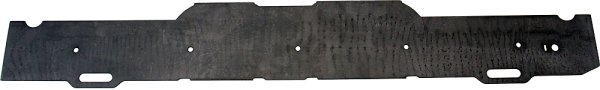 Front Bumper Retainer for Chevrolet Malibu 1997-2003, Chevrolet Classic 2004-2005, Black Tie Bar Reinforcement, Replacement