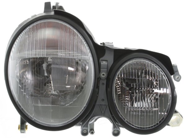 Headlight Assembly for Mercedes-Benz E-Class (2000-2002), Right (Passenger) Halogen Light, (210) Chassis, Replacement