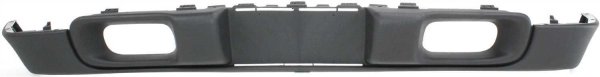 Front Lower Valance for Chevrolet S10 Pickup 1998-2004, Textured Air Deflector, 4WD (Four-Wheel Drive) with Fog Light Holes, Excludes LS Appearance Package, Replacement