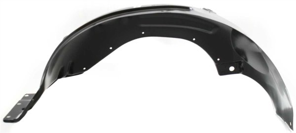 Steel Black Inner Fender Wheelhouse Panel for Chevrolet S10 Pickup (1994-2004) / Blazer (1995-2005), Left (Driver) Side, Replacement