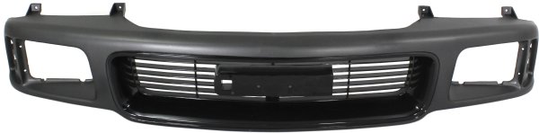 Gray Shell and Insert Grille for GMC Jimmy/Sonoma (1995-1997), with Sealed Beam Headlight Holes, Replacement