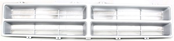 Grille Insert for Dodge Full Size Pickup 1986-1990, Painted-Silver, Replacement