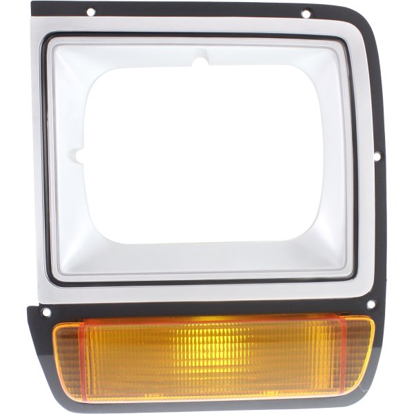 Headlight Door for Dodge Full Size Pickup 1986-1990, Left (Driver), with Single Headlight, Painted, Replacement