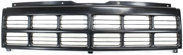 Black Shell and Insert Grille for 1991-1996 Dodge Dakota, Replacement