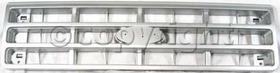 Painted Silver Shell and Insert Grille for Ford F-Series 1989-1991, Replacement