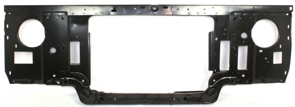 Radiator Mount Assembly for Ford F-Series 1987-1991, Black, Steel, Compatible with Gas Engine, Replacement