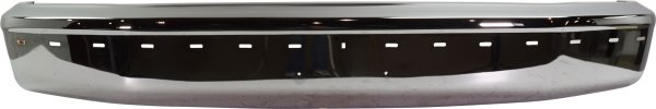 Front Bumper Chrome for Ford F-Series 1992-1996, with Molding Holes, without Air Holes, Suitable for 1997 F-250HD/F-350, Replacement