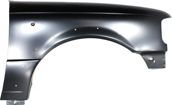 Front Fender for Ford Ranger 1993-1997, Right (Passenger) Side, Primed (Ready to Paint), with Wheel Opening Molding Holes, Replacement