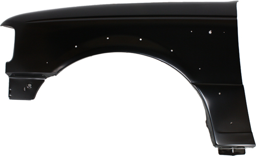 Front Fender for Ford Ranger 1993-1997, Left (Driver) Side, Primed (Ready to Paint), with Wheel Opening Molding Holes, Replacement