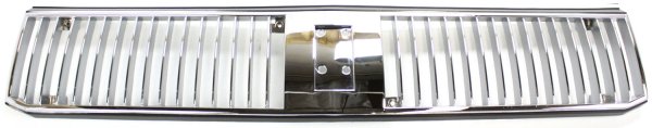 Grille for 1989-1991 Oldsmobile Cutlass Ciera with Single Headlights, Featuring Chrome Shell and Insert, Replacement