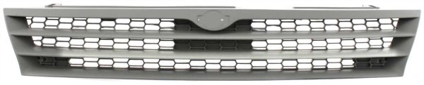 Grille for Nissan Altima 1995-1997, Textured Gray Shell and Insert, Replacement