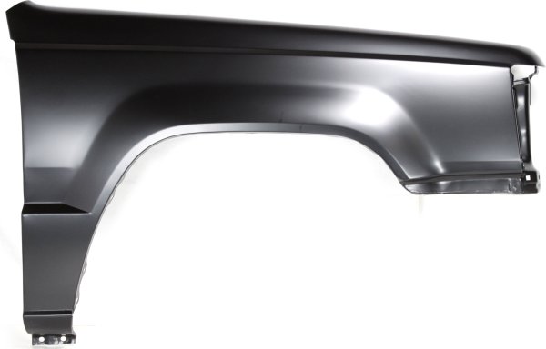 Front Fender for Dodge RAM 50 Pickup 1987-1993/Mitsubishi Mighty Max 1987-1996, Right (Passenger), Primed (Ready to Paint), 2WD (Two-Wheel Drive), Replacement