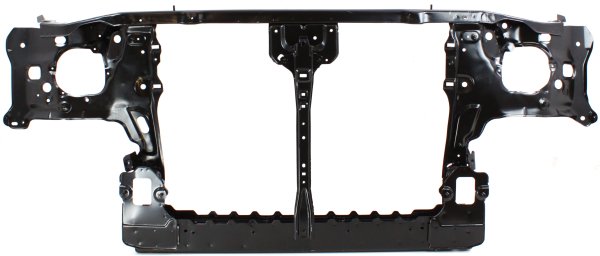 Radiator Support Assembly for 1996-2004 Nissan Pathfinder, Black, Steel, Replacement