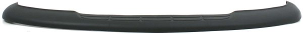 Front Bumper Cover for Chevrolet/GMC Express/Savana Van 1996-2002, Upper, Primed (Ready to Paint), with Bumper Strip, Excludes LT/SLT Models, Replacement