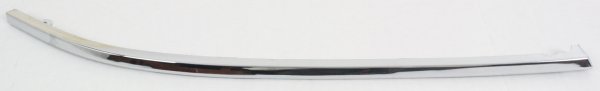 Front Bumper Molding for Audi A6 1998-2004 Right (Passenger), Chrome, Plastic, Replacement