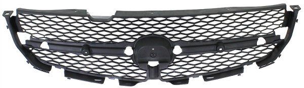 Textured Black Shell and Insert Grille for 2001-2003 Acura MDX, without Center Bar, Replacement