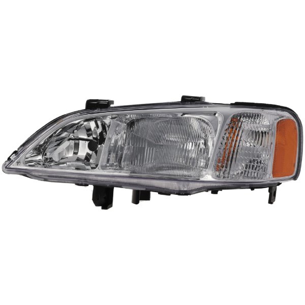 Headlight for Acura TL 1999-2001, Left (Driver) Side, Lens and Housing, Xenon, Without HID Kit, Replacement