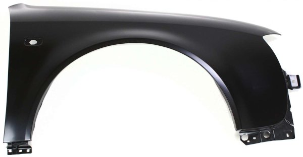 Front Fender for Audi A6 1998-2001, Right (Passenger) Side, Primed (Ready to Paint), 6 Cylinder, Replacement