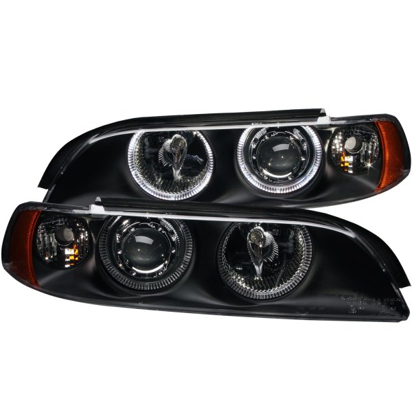 Front Headlight Assembly for 1997 - 1998 BMW 528i, Right (Passenger) Side Replacement Housing / Lens / Cover, Halogen Headlight to March 1998, Composite  63128362526, Replacement