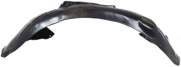 Front Fender Liner for Audi A6 2005-2011 Sedan/Wagon, Right (Passenger), Polyethylene, Vacuum Form, Replacement