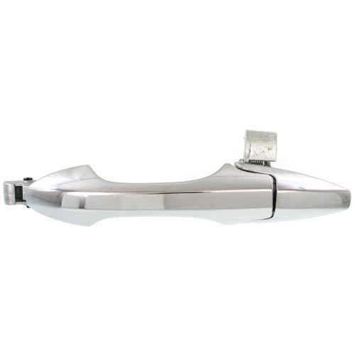 Outer Rear Left (Driver) Door Handle for 2007 - 2012 Acura RDX, Chrome Exterior,  72680STKA01, Replacement