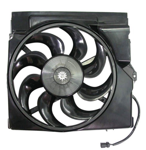Radiator Fan/Motor Assembly for 1990-1991 Acura Integra, Engine Cooling Fan Replacement, Motor/Blade/Shroud Assembly, OEM 19015PR3024-PFM