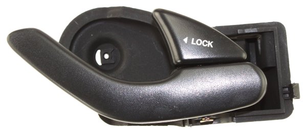 Front Interior Door Handle for Ford Escape 2001-2007, Mercury Mariner 2005-2007, Right (Passenger), Textured Black, Also Fits Rear, Replacement