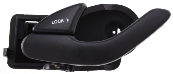 Front Interior Door Handle, Textured Black for Ford Escape 2001-2007, Mercury Mariner 2005-2007 Left (Driver), Replacement