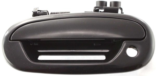 Front Exterior Door Handle for Ford F-Series 1997-2004/Expedition 1997-2002 Left (Driver), Smooth Black with Keyhole, Replacement