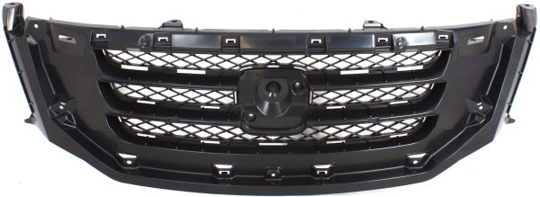Grille for 2008-2010 Honda Odyssey, Painted Black Shell and Insert, Replacement