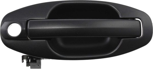 Front Exterior Door Handle for Hyundai Santa Fe 2001-2006, Left (Driver), Textured Black, Replacement