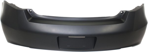 Rear Bumper Cover for Honda Accord 2008-2012, Coupe, Primed (Ready to Paint), Replacement