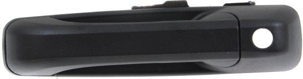 Rear Exterior Door Handle for Jeep Grand Cherokee 2005-2010, Left (Driver) Side, Textured Black, with Keyhole, Plastic Material, Replacement