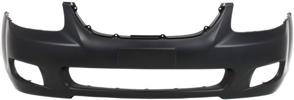 Front Bumper Cover for Spectra 2007-2009, Primed (Ready to Paint), Suitable for 4-Door Sedan, Replacement