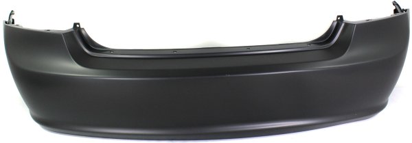 Rear Bumper Cover for Kia Spectra 2007-2009, Primed (Ready to Paint), Plastic, Replacement