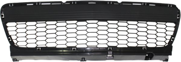 Front Bumper Grille for 2007-2009 Mazda 3 Sedan, Sport Type, Black, Replacement