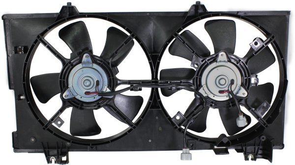 Radiator Fan Assembly for Mazda 6 2003-2008, Dual Fan, 3.0 Liter/(2.3 Liter Engine, without Turbo), Replacement