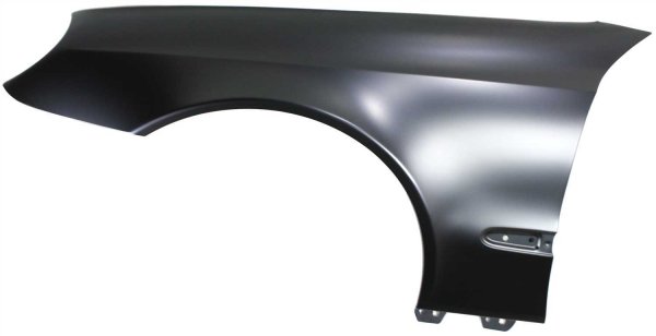 Front Fender for Mercedes-Benz E-CLASS 2003-2009, Left (Driver), Primed (Ready to Paint), Sedan/Wagon, Aluminum, Replacement