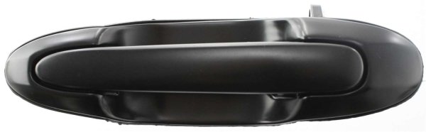 Rear Exterior Door Handle for Mazda MPV 2000-2006, Right (Passenger), Smooth Black, Plastic, Replacement