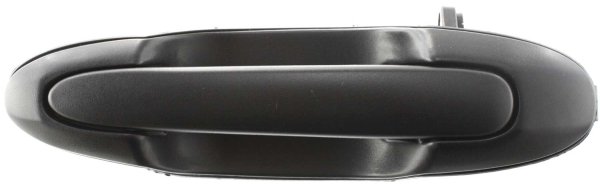 Textured Black Plastic Rear Exterior Door Handle for Mazda MPV 2000-2001, Right (Passenger), DX Model, Replacement
