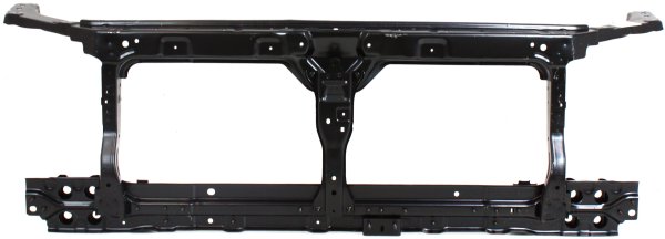 Radiator Support Assembly for 2008-2012 Nissan Pathfinder, Black, Steel, Replacement