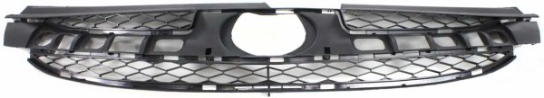 Grille Insert for Toyota Sienna 2006-2010, Matte Black Lower Plastic, Replacement