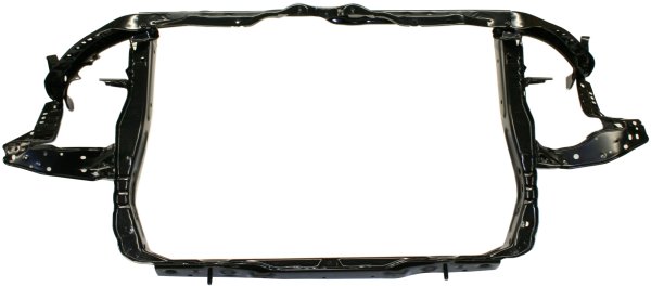 Radiator Support Assembly for 2008-2010 Toyota Highlander, Black, Steel, Excludes Hybrid Model, Replacement