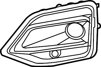 2021 - 2023 Audi Q5 Front Bumper Insert (Left / Driver Side)