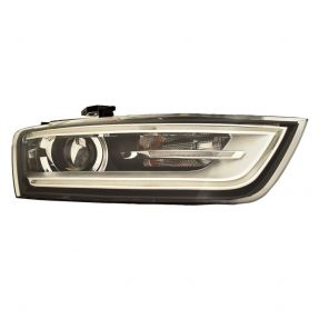 Right (Passenger) Headlight Lens/Housing for 2015 Audi Q3, Xenon without Curve Lighting, 8U0941044F, Replacement