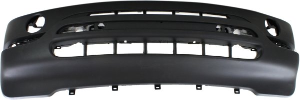 Front Bumper Cover for BMW X5 2000-2003, Primed (Ready to Paint), 3.0/4.4L Engine, Without Headlight Holes, With Parking Distance Control Sensor Holes, Replacement