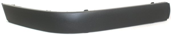 Front Bumper Molding for BMW 3-Series 1995-1999, Right (Passenger) Side, Textured Outer Impact Strip, Black Plastic, Replacement Models: 318i, 320i, 323i, 325i, 328i, 330i.