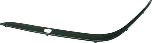 Front Bumper Molding for BMW 7-Series (1995-2001) Left (Driver) Side, Made of Plastic, Outer Cover, Primed (Ready to Paint), with Headlight Washer Hole, Replacement